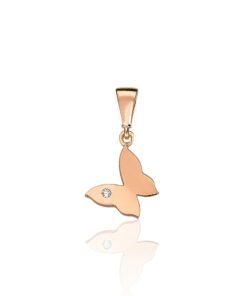 Gold pendant with Zirkons