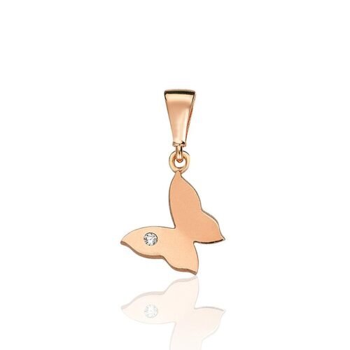 Gold pendant with Zirkons