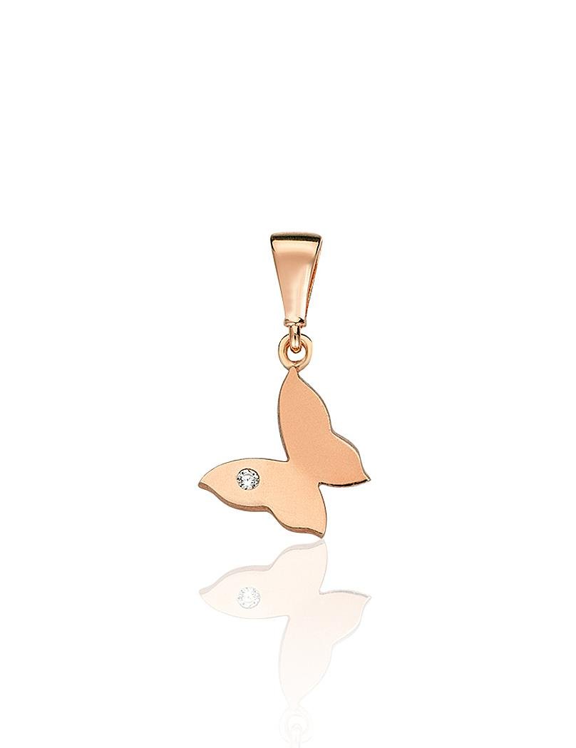 Gold pendant with Zirkons