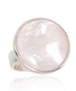 Silver ring with Mother-of-pearl