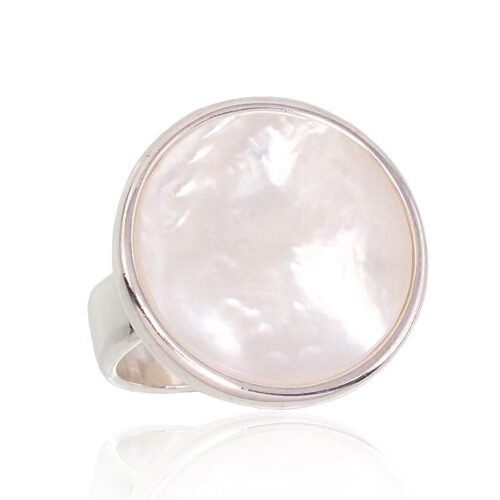 Silver ring with Mother-of-pearl
