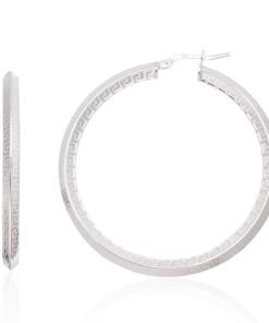 Silver earrings-rings