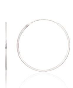 Silver earrings-rings