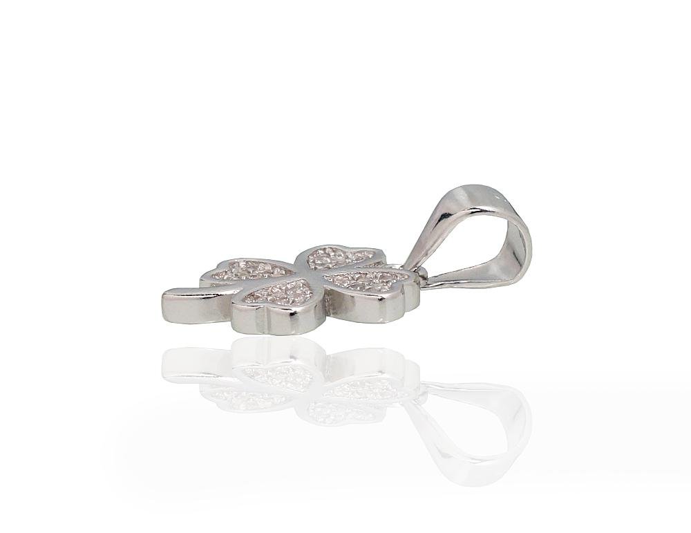 Silver pendant with Zirkons - Image 2