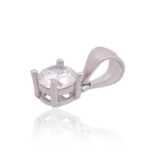 Alternative view of Silver pendant with Zirkons