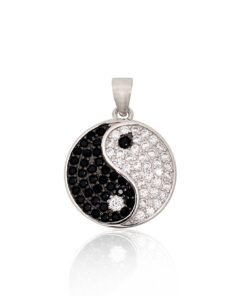 Silver pendant with Zirkons