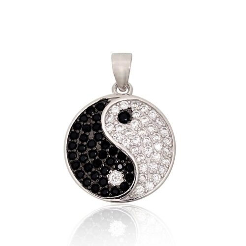 Silver pendant with Zirkons