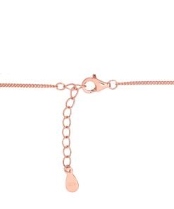 Alternative view of Silver necklace with Zirkons