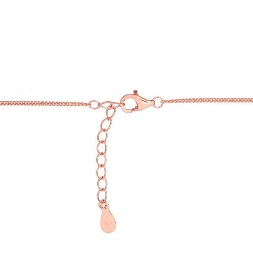Alternative view of Silver necklace with Zirkons