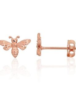 Gold classic studs earrings