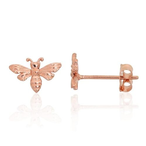 Gold classic studs earrings