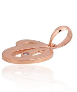 Alternative view of Gold pendant with Zirkons