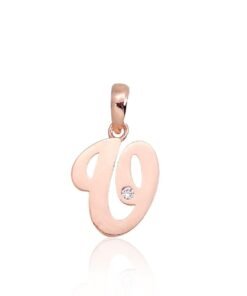 Gold pendant with Zirkons