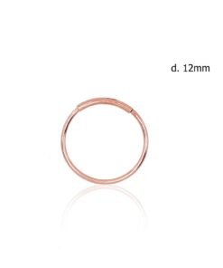 Gold piercing for nose