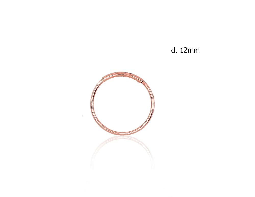 Gold piercing for nose