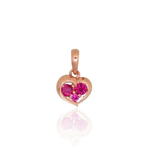 Gold pendant with Zirkons