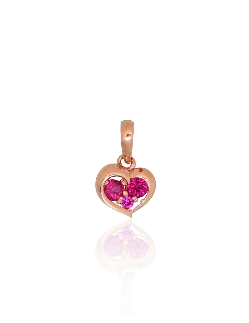 Gold pendant with Zirkons