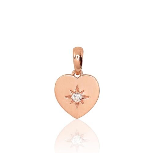 Gold pendant with Zirkons