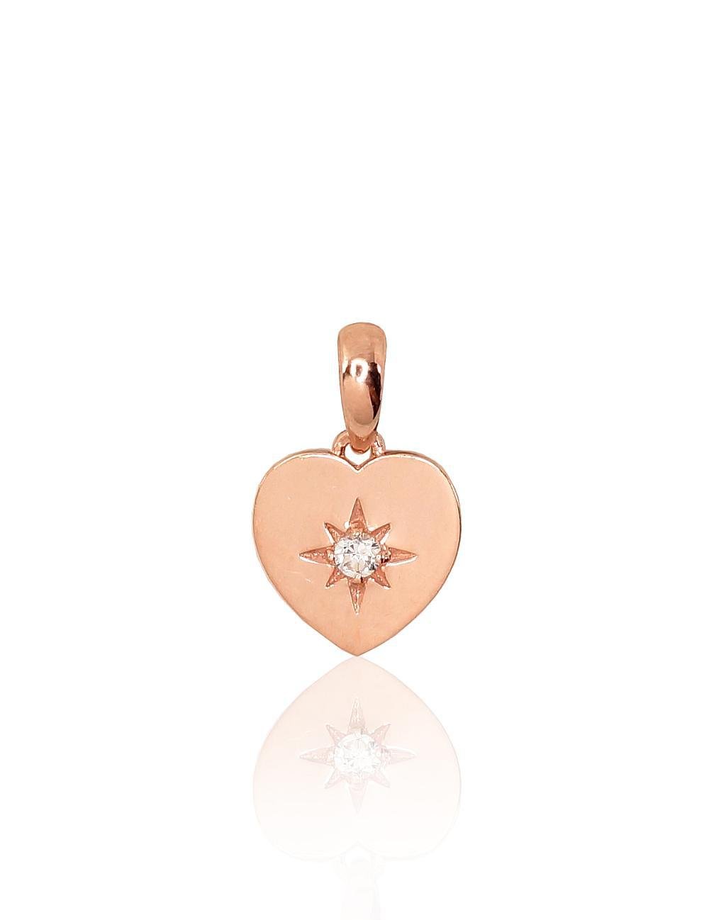 Gold pendant with Zirkons
