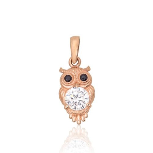 Gold pendant with Zirkons