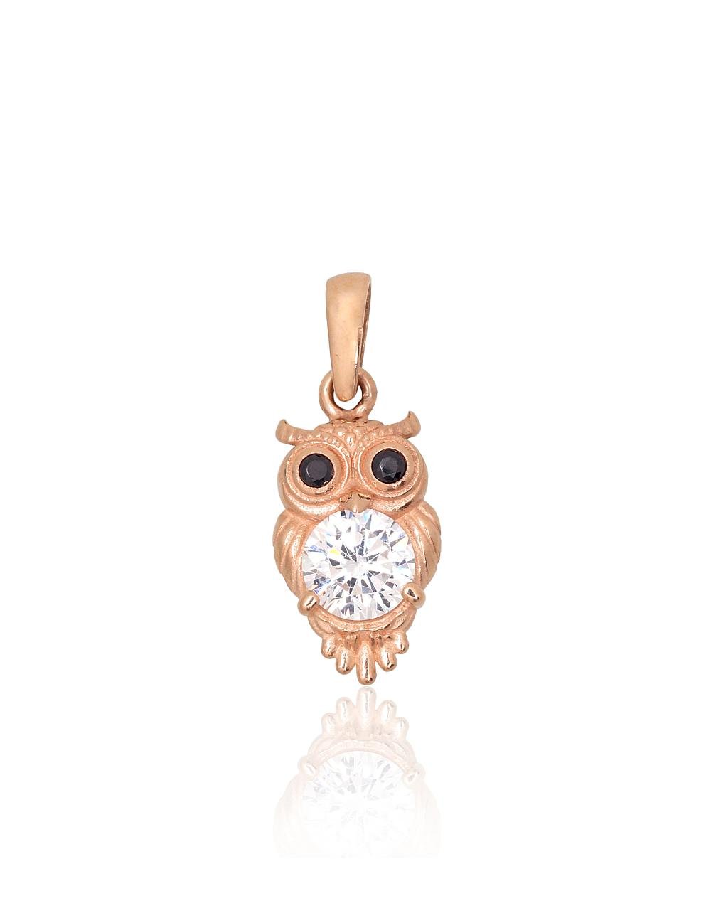 Gold pendant with Zirkons