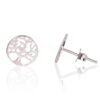 925 sterling silver Tree of Life stud earrings