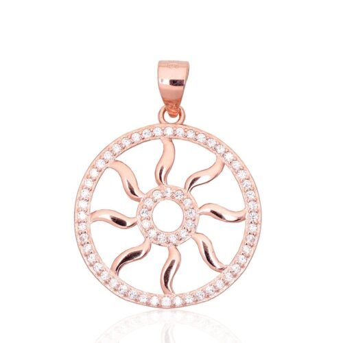 Silver pendant with Zirkons