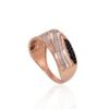 Gold ring with Zirkons - Image 2