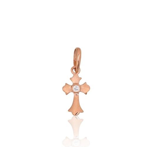 Gold pendant with Zirkons
