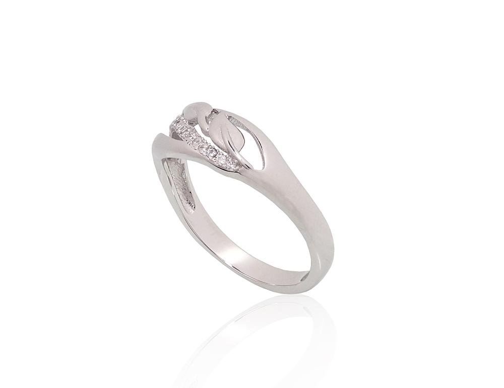 Silver ring with Zirkons - Image 2