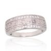 Silver ring with Zirkons