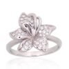 Silver ring with Zirkons