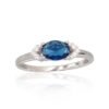Silver ring with Zirkons