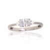Silver ring with Zirkons
