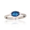 Silver ring with Zirkons