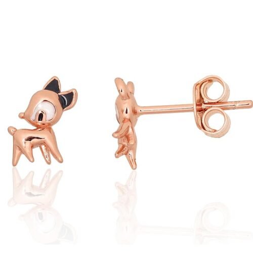 Silver stud earrings with Jewelery enamel