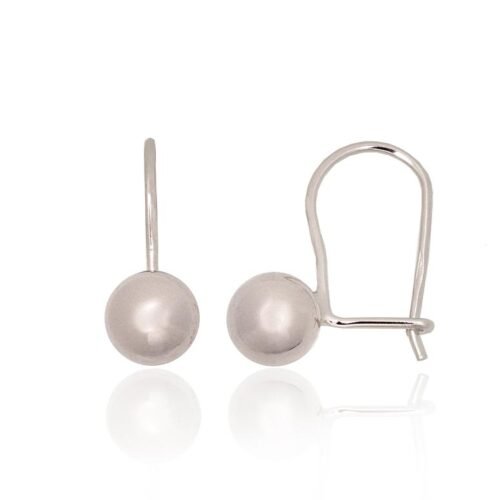 Silver hook earrings