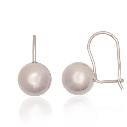 Silver hook earrings