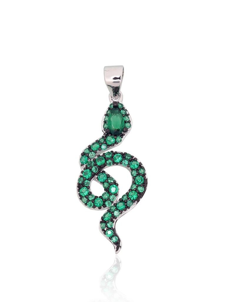 Silver pendant with Zirkons