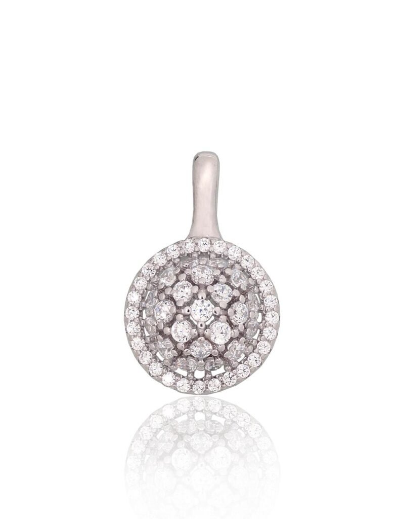 Silver pendant with Zirkons