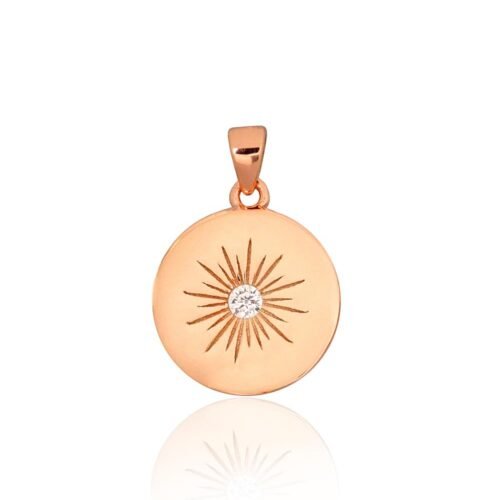 Silver pendant with Zirkons