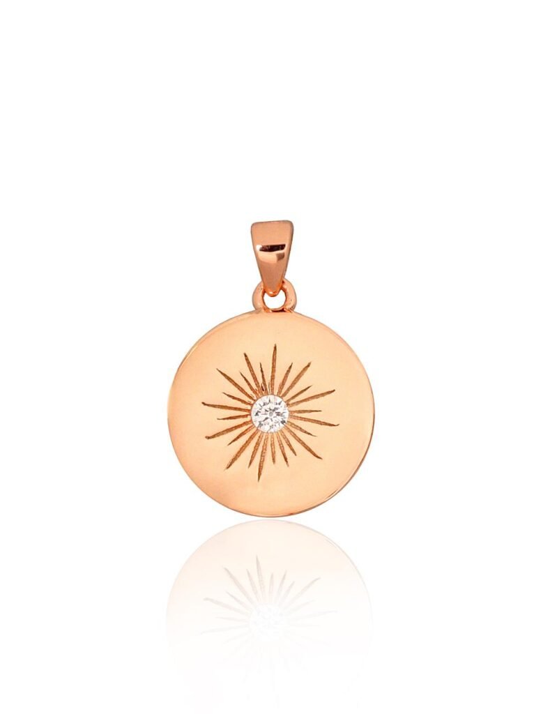 Silver pendant with Zirkons