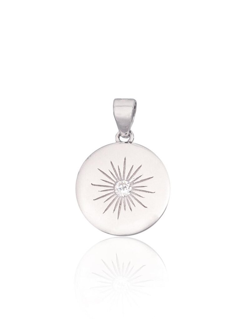 Silver pendant with Zirkons