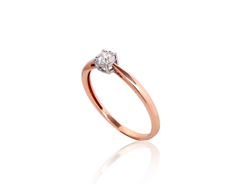 Gold ring with Diamonds - Image 2