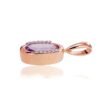 Gold pendant with Diamonds , Amethyst - Image 2