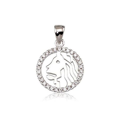 Silver pendant with Zirkons