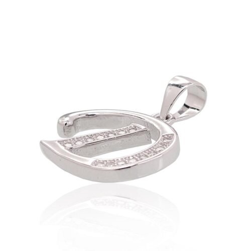 Alternative view of Silver pendant with Zirkons