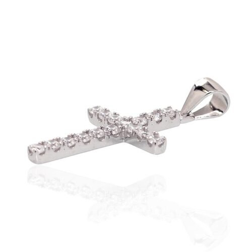 Alternative view of Silver pendant with Zirkons
