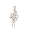 Silver pendant with Zirkons