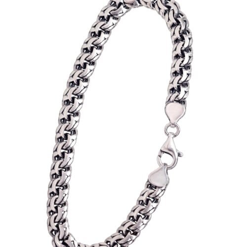 Silver chain Bismark 8 mm